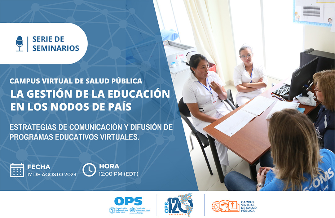El Campus Virtual realiza seminario virtual con el tema “Estrategias de comunicación y difusión de programas educativos virtuales" El Campus Virtual realiza seminario virtual con el tema “Estrategias de comunicación y difusión de programas educativos virtuales"
