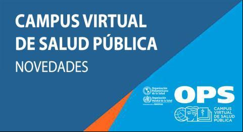 Novedades del Campus Virtual de Salud Pública - Julio 2024